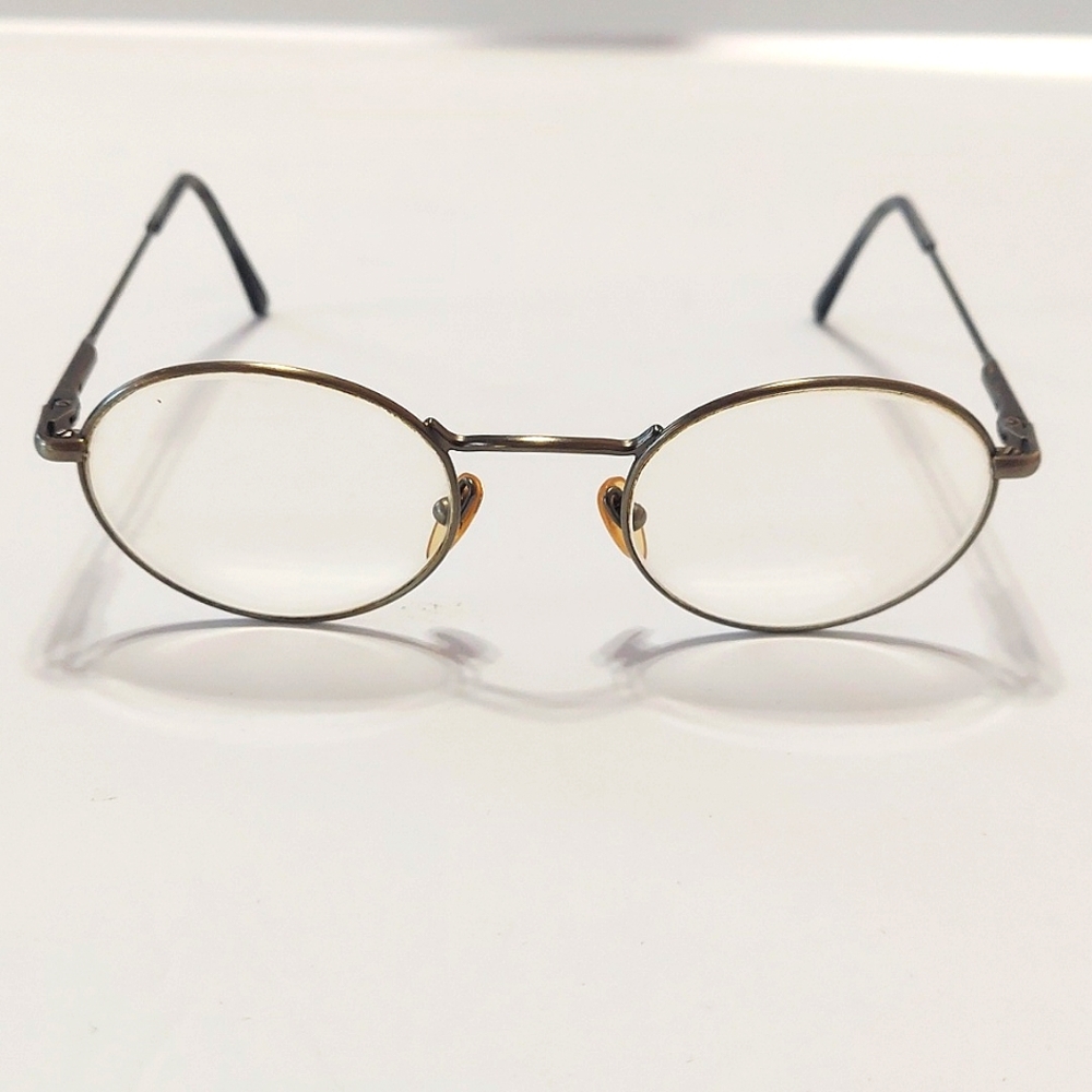 Polo Round Lens Gold Frame Unisex Eyeglasses